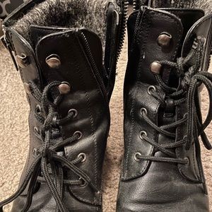 Black Combat Boots